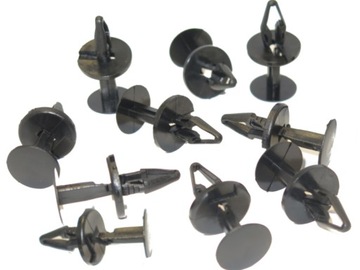 Clips fasteners bumpers ford fiesta, фото