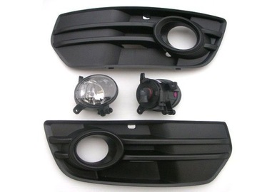 Противотуманная фара+ решетка audi q5 (8r) 2008-2012, фото