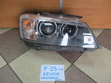 Фара правая передняя правая перед bmw x3 f25 xenon поврежденний, фото