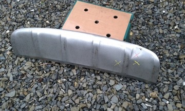 Overlay rear bumper audi a6 allroad 4f0, фото