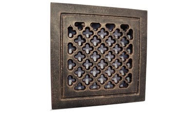 Lattice cast iron fireplace openwork ventilation stove, фото