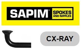 Sapim спица cx-ray black черный 288mm, фото
