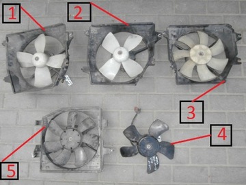 Mazda 323f bj premacy 98-03 radiator fan, фото