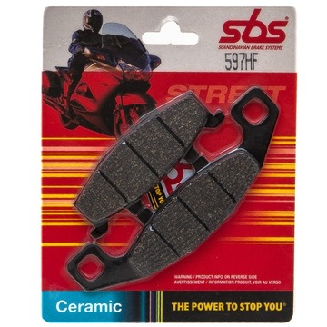 Pads sbs kawasaki er-5 97-00 front, фото