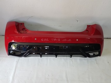 Bumper back honda civic type 2015 - 17 year, фото