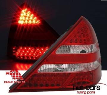 Фонари задние mercedes slk 96 - 04 r170 led подсветка светодиодные cb, фото