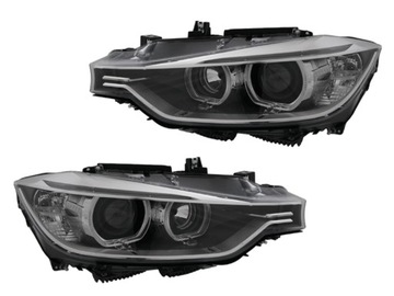 Рефлектор фара кольца led подсветка angel h7 bmw 3 f30 f31, фото