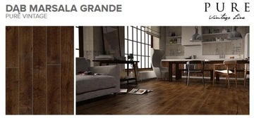 Plank barlinecka - oak marsala grande, фото