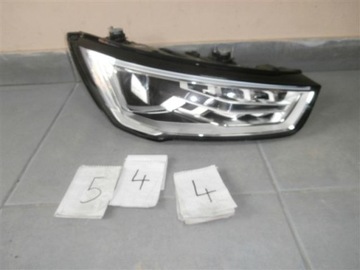 Фара передняя переднее правая audi a1 fl xenon led подсветка, фото