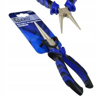 Круглогубцы лелеки 160mm premium geko, фото