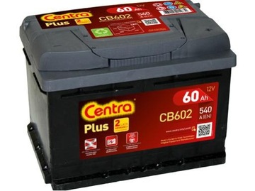Аккумулятор центра plus cb602 60ah 540a, фото