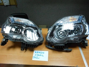 Lantern headlights xenon nissan x-trail 2012, фото
