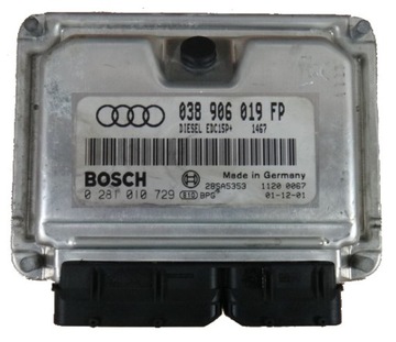 Audi a4 b6 1.9 tdi kompuster двигателя 038906019fp, фото
