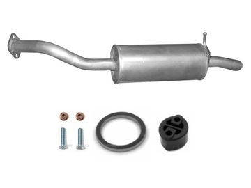 Toyota auris 1.3 1.4 1.6 1.8 (2006-2012) хетчбек труба выхлопная задний, фото