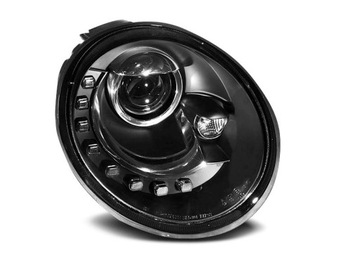 Ліхтаря перед vw новий beetle black чорний led підсвідка світлодіодні 98-05, фото