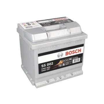 Аккумулятор bosch s5 серебро 54ah 530a -, фото