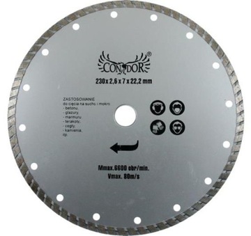 Disk diamond condor con-dcb-1023 230x22, 2 mm, фото