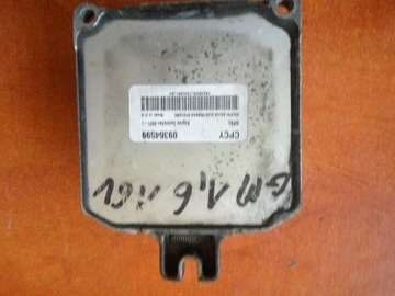 Комп'ютер двигуна opel vectra b zafira a 1.6 16v 09364599, фото