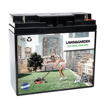 Battery to tractor lawn mowers 12v 20ah 220a yato mtd stihl stiga al - ko, фото