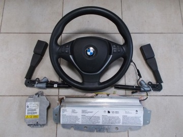 Bmw e70 e71 руль подушка безопасности натяжитель комплект, фото