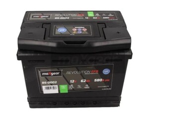 Аккумулятор 12v 62ah/ 580a левая - 242x175x190 efb до автомобилей з start stop/ stop, фото