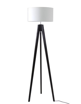 Wooden floor lamp floors tripod triplets 165cm lampshade з fabrics e27, фото