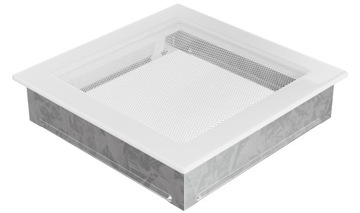 Lattice ventilation colored grilles 22x22 centimeters white, фото