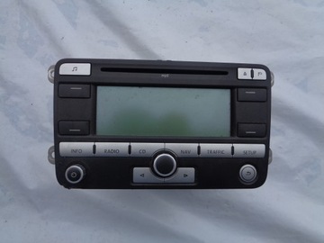 Автомагнитола mp3 vw touran 1 1k0035191d, фото
