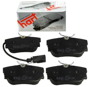 Hart pads brake/t/ vw sharan t4 90- 215932, фото