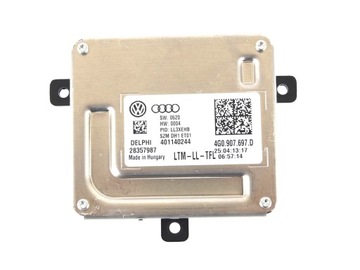 Блок розжига xenon led подсветка audi a4 a5 s5 a6 оригинал 4g0907697d, фото