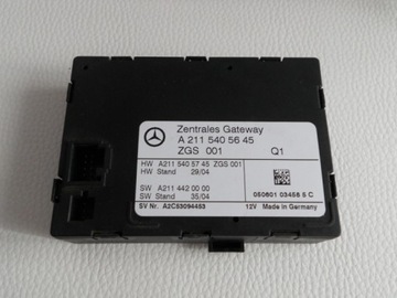 Mercedes w211 контроллер блок замка a2115405645, фото