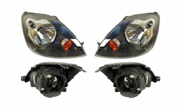 Headlights ford fiesta mk6 05-08 engine 2pcs, фото