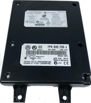 Блок bluetooth vw tiguan 7p6035730j 1000224-015, фото
