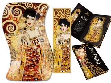 Glass plate decorative stand klimt adela, фото