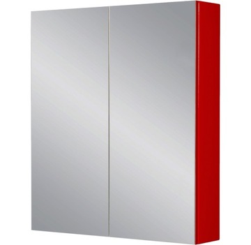 Focus furniture lazienk red cabinet with a mirror 70, фото