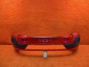 Transit custom whole front bumper red 8 viii, фото