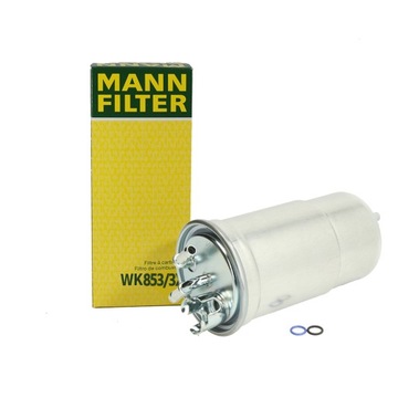 Mann fuel filter wk853/ 3x zam. pp839/ 1 kl147d, фото