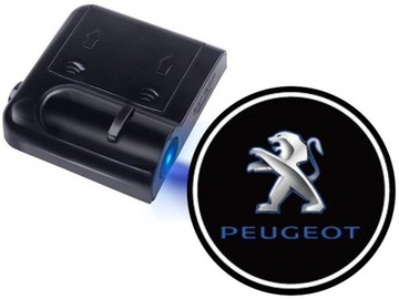 Welcoming light logo peugeot wireless, фото