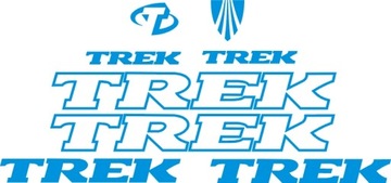 Trek stickers on a bicycle set 3-4b different colors, фото