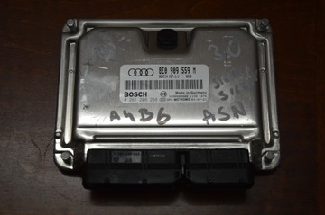Контроллер двигателя audi a4 b6 asn 8e0909559m, фото