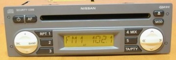 Tape recorder nissan cd micra note gray 100% ok, фото