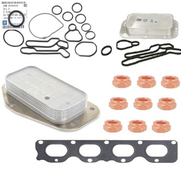 Oil cooler gaskets opel vectra c signum 1.8, фото