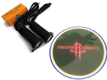 Welcoming light logo huston rockets power 2x7w, фото