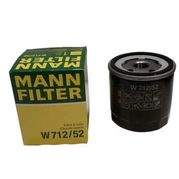 Mann grease filter w712/ 52 seat cordoba ibiza fabia, фото