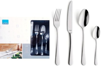 Amefa set 24 cutlery 1410 austin gloss box, фото