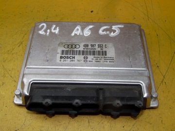 Компьютер двигателя a4 b5 a6 c5 2.4 b 4b0907552c, фото