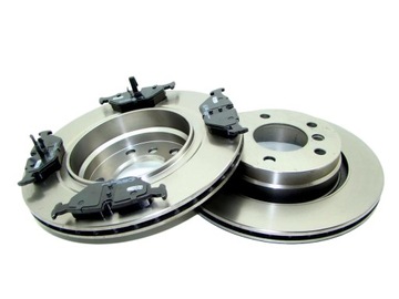 Disks x2 pads ass bmw 3 e46 294x19mm crane., фото