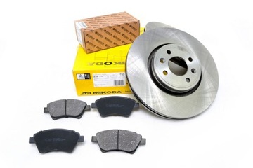Disks 300mm+ pads front renault grand scenic 2, фото