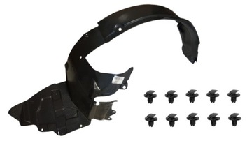 Front fender + clips renault laguna 3 07 - right, фото