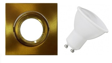 Plinth antique gold+ nest gu10 led backlight 1, 5w, фото